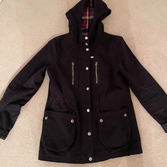 TOPSHOP- Black spring jacket, US 2 size - Picture 1 of 4